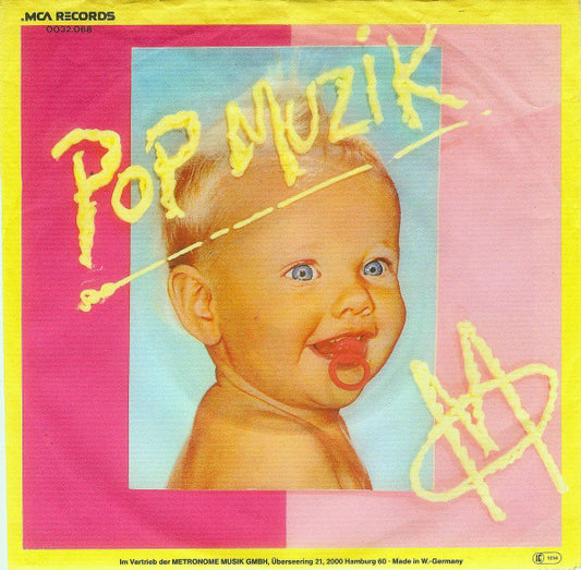 M (2) : Pop Muzik (7",45 RPM,Single,Stereo)