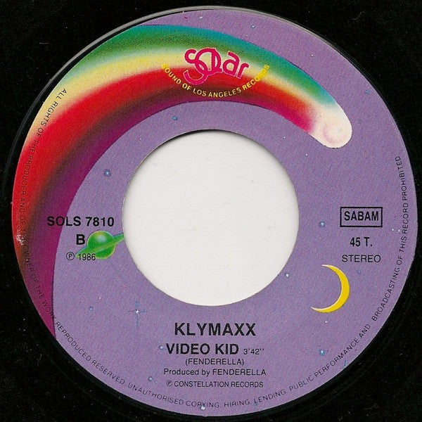 Klymaxx : I Miss You / Video Kid (7",45 RPM,Single,Stereo)