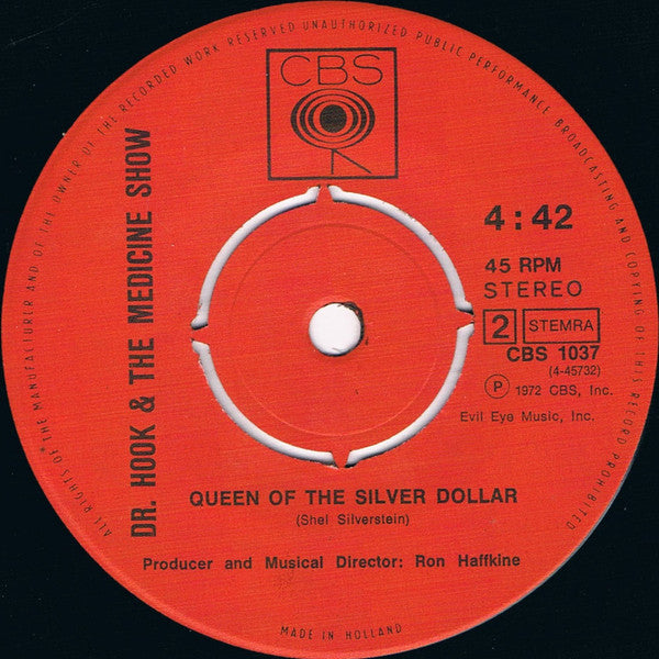 Dr. Hook & The Medicine Show : The Cover Of "Rolling Stone"  (7",45 RPM,Single,Stereo)