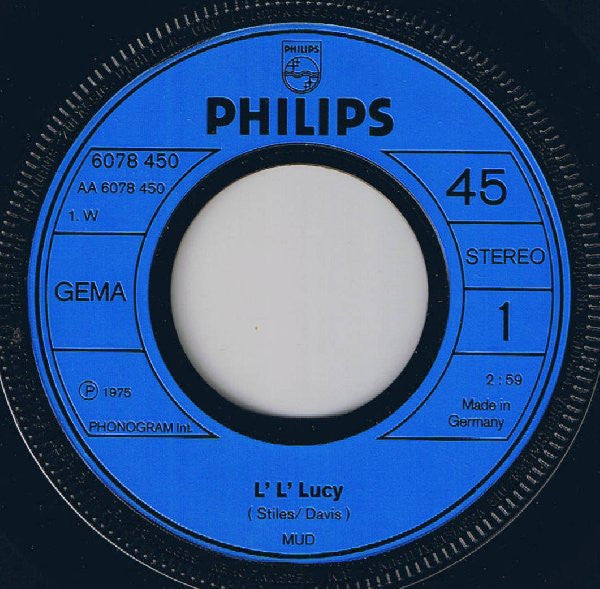 Mud : L' L' Lucy (7",45 RPM,Single)