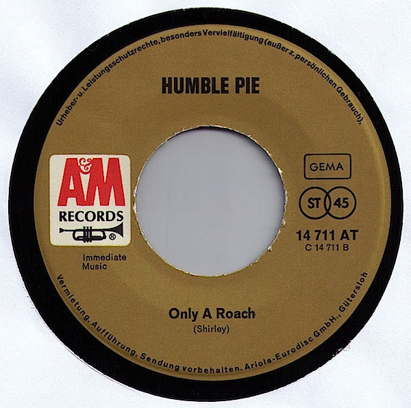 Humble Pie : Big Black Dog (7",45 RPM,Single,Stereo)