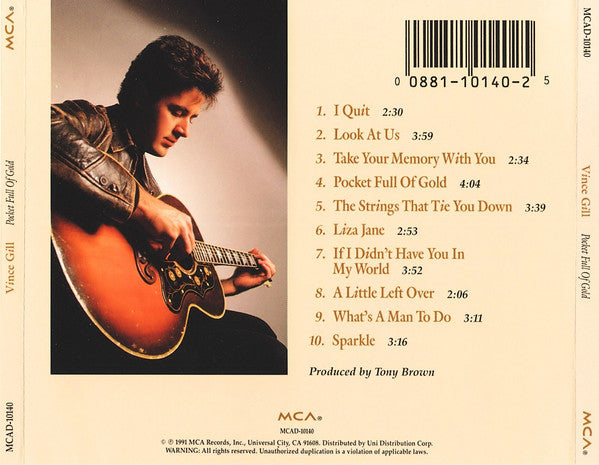 Vince Gill : Pocket Full Of Gold (Album)