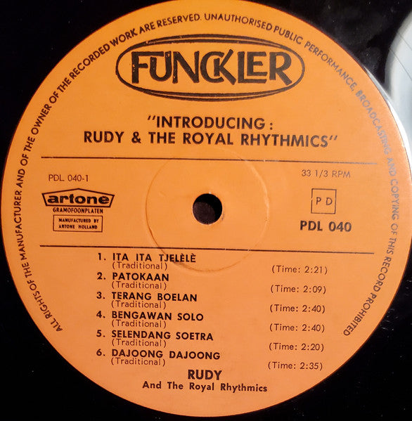 Rudy & The Royal Rhythmics : Introducing (LP)