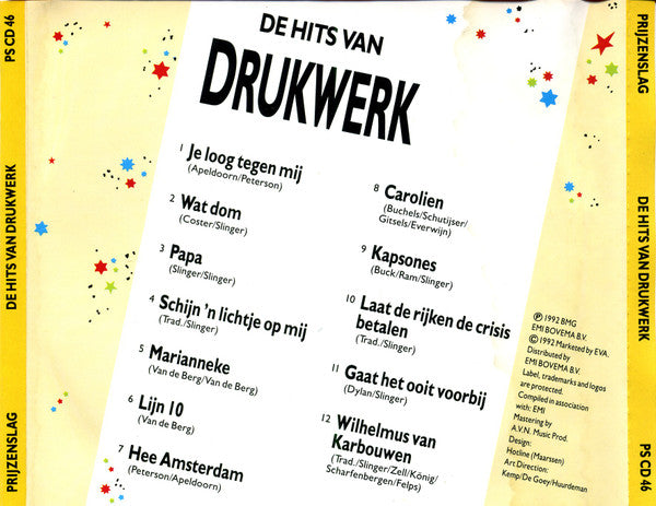 Drukwerk : De Hits Van (Compilation)