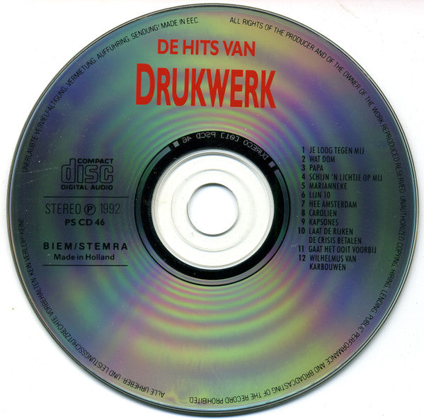 Drukwerk : De Hits Van (Compilation)