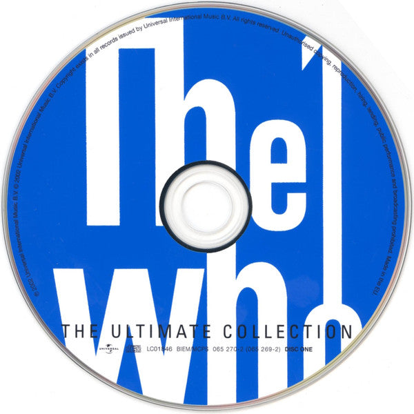 Who, The : The Ultimate Collection (Compilation,Remastered,Repress)