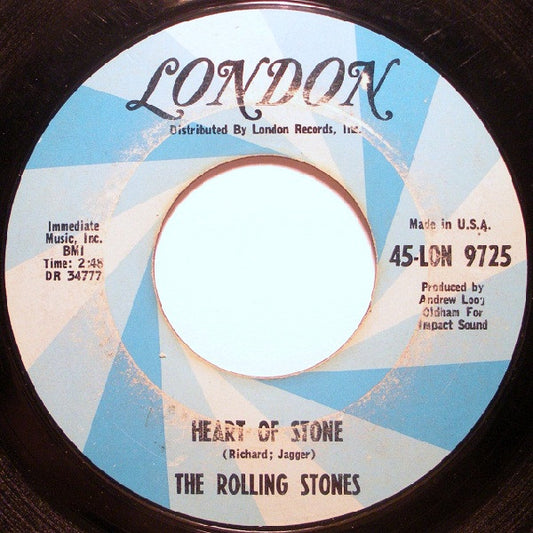 Rolling Stones, The : Heart Of Stone (7",45 RPM,Single)