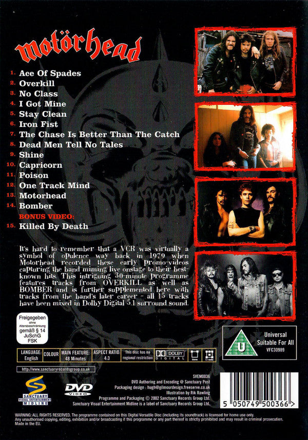 Motörhead : The Best Of Motörhead (DVD-Video,Reissue)