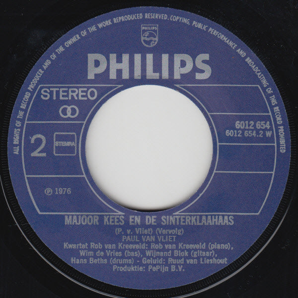 Paul Van Vliet (2) : Majoor Kees En De Sinterklahaas (7",Single)
