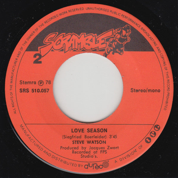 Steve Watson (4) : Do What You Want (7",Single)