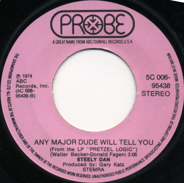 Steely Dan : Rikki Don't Lose That Number (7",Single,45 RPM)