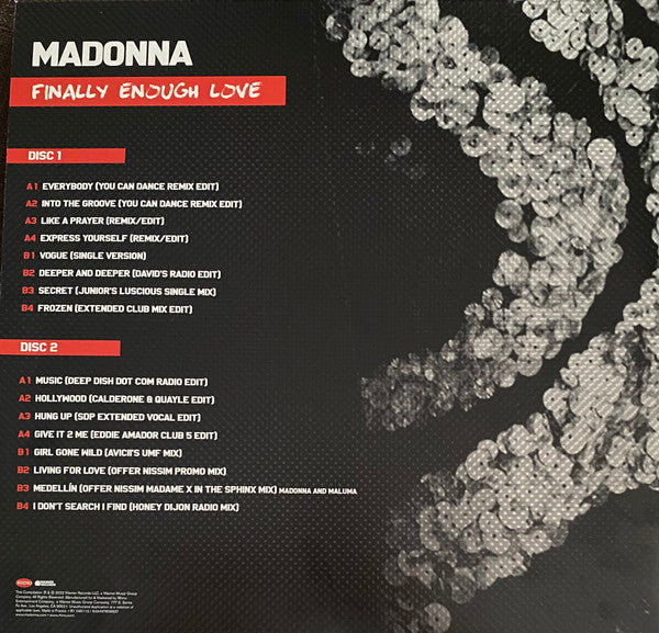 Madonna : Finally Enough Love (LP,Compilation,Remastered)