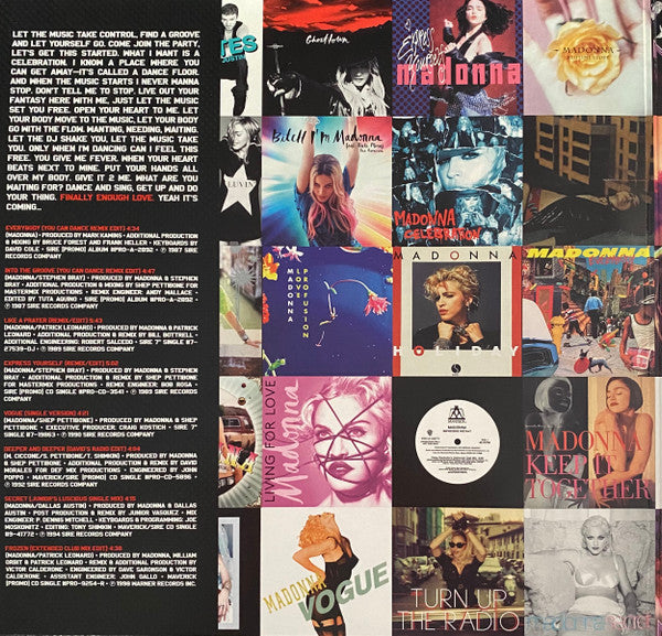 Madonna : Finally Enough Love (LP,Compilation,Remastered)