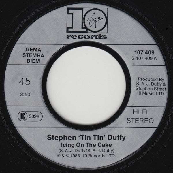 Stephen Duffy : Icing On The Cake (7",45 RPM,Single,Stereo)