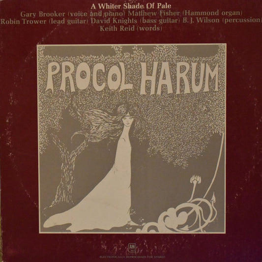 Procol Harum : A Whiter Shade Of Pale (LP,Album,Reissue)