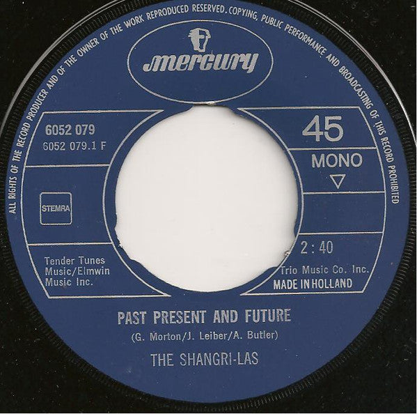 Shangri-las, The : Past Present And Future (7",45 RPM,Single,Mono)