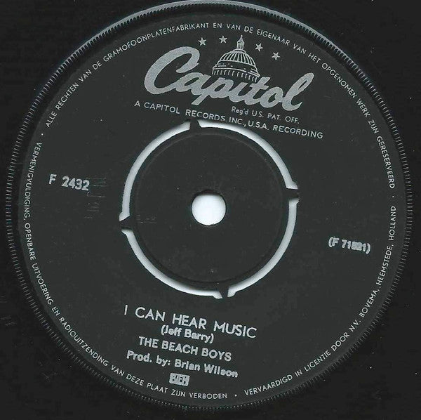 Beach Boys, The : I Can Hear Music (7",45 RPM,Single)