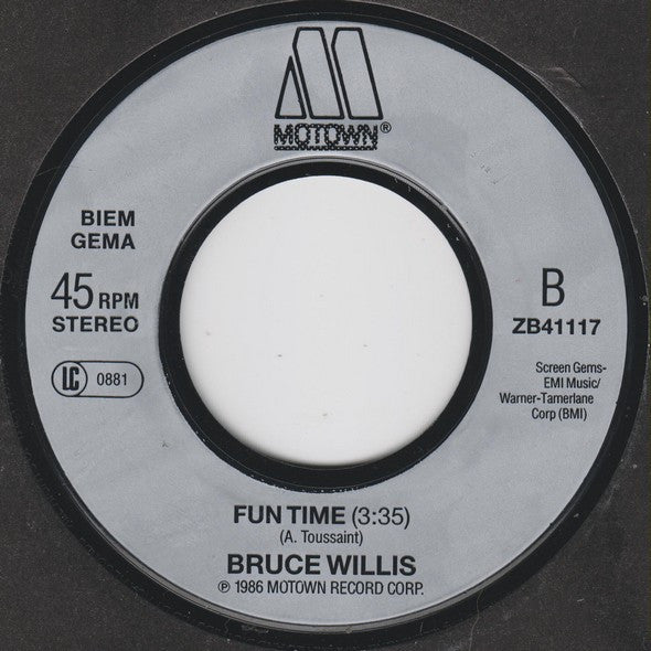 Bruce Willis : Respect Yourself (7",45 RPM,Single,Stereo)