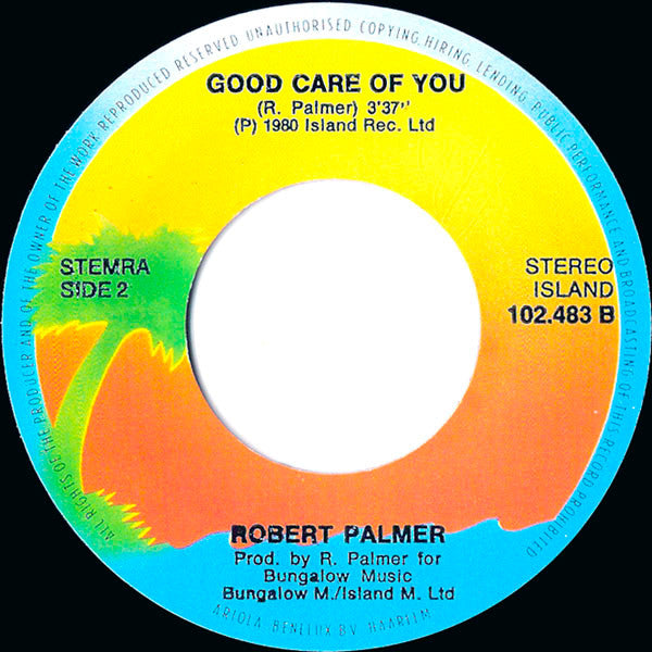 Robert Palmer : Looking For Clues (7",45 RPM,Single,Stereo)