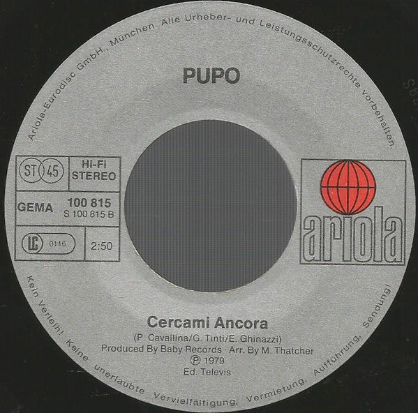 Pupo : Forse (7",Single,45 RPM)