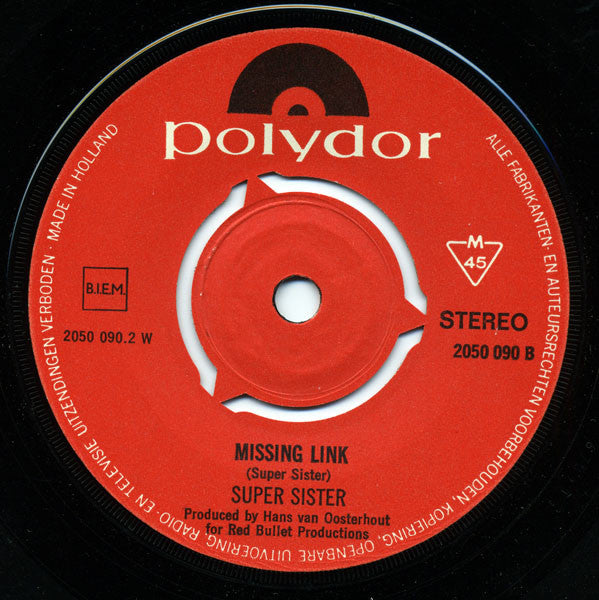 Supersister (2) : A Girl Named You / Missing Link (7",45 RPM,Single)