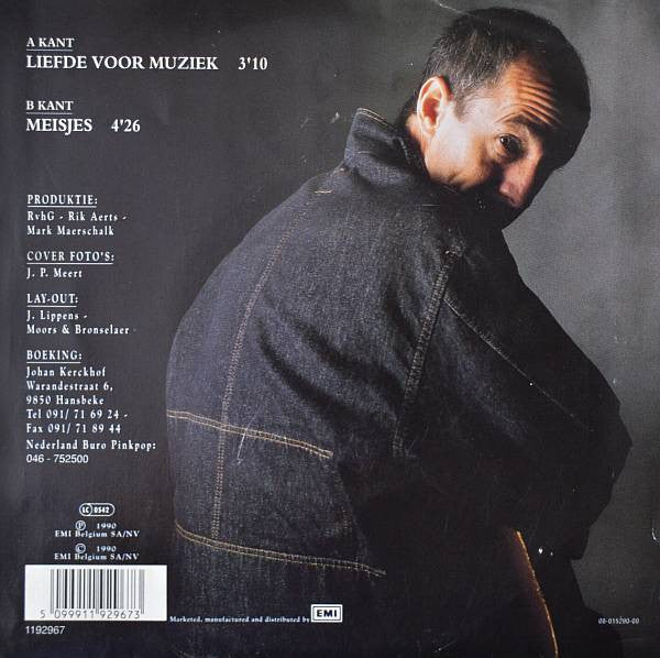 Raymond Van Het Groenewoud : Liefde Voor Muziek / Meisjes (7",45 RPM,Single)