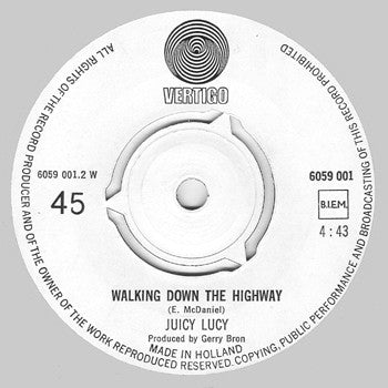 Juicy Lucy : Who Do You Love (7",45 RPM,Single)