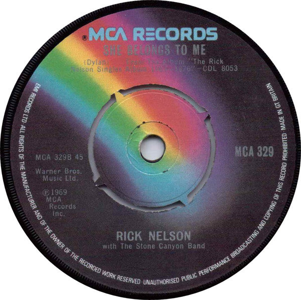 Rick Nelson & The Stone Canyon Band : Garden Party (7",45 RPM)