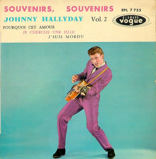 Johnny Hallyday : Souvenirs, Souvenirs (7",45 RPM,EP)