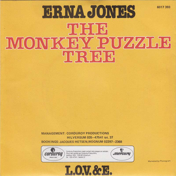 Erna Jones : The Monkey Puzzle Tree (7",45 RPM)