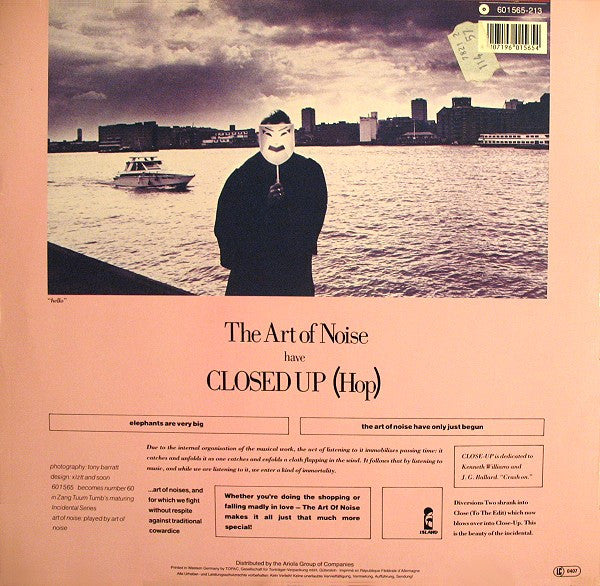 Art Of Noise, The : Close-Up / Close-Up (Hop) (12",45 RPM,Maxi-Single)