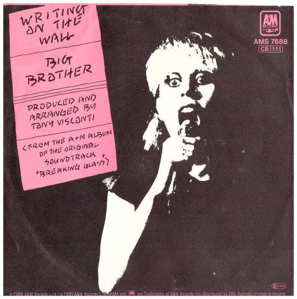 Hazel O'Connor : Writing On The Wall / Big Brother (7",45 RPM,Single)