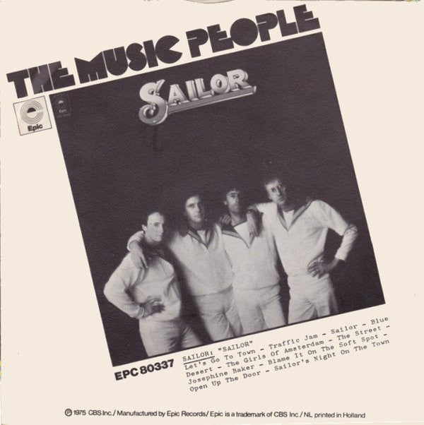 Sailor : Let's Go To Town (7",45 RPM)