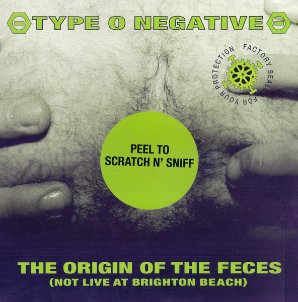 Type O Negative : The Origin Of The Feces (Not Live At Brighton Beach) (LP,Album,Reissue,Remastered,Repress)