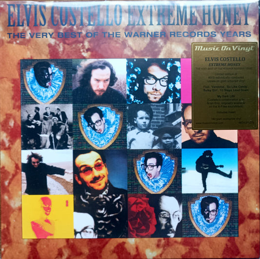 Elvis Costello : Extreme Honey (The Very Best Of The Warner Years) (2xLP, Comp, Ltd, Num, RE, Gol)