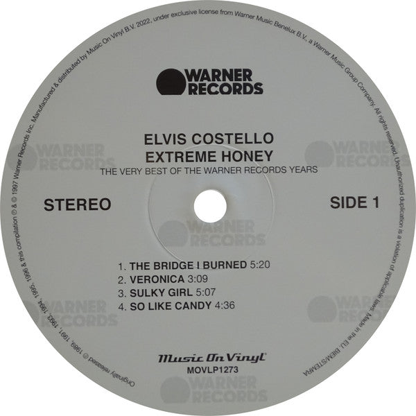 Elvis Costello : Extreme Honey (The Very Best Of The Warner Years) (2xLP, Comp, Ltd, Num, RE, Gol)