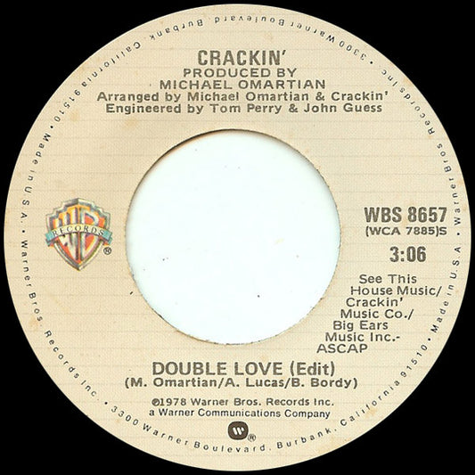 Crackin' : Double Love (7",45 RPM)