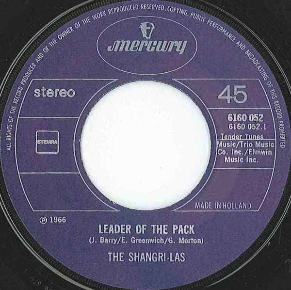 Shangri-Las, The : Leader Of The Pack (7",45 RPM,Maxi-Single)