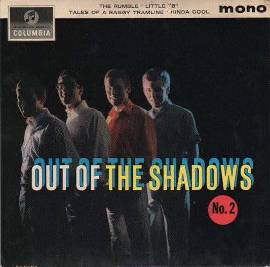 Shadows, The : Out Of The Shadows  (No. 2) (7",EP,Mono,45 RPM)