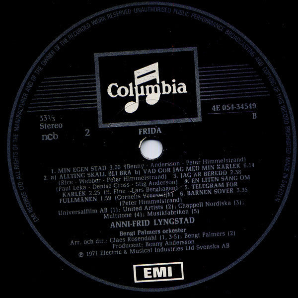 Anni-Frid Lyngstad : Frida (LP,Album,Reissue)