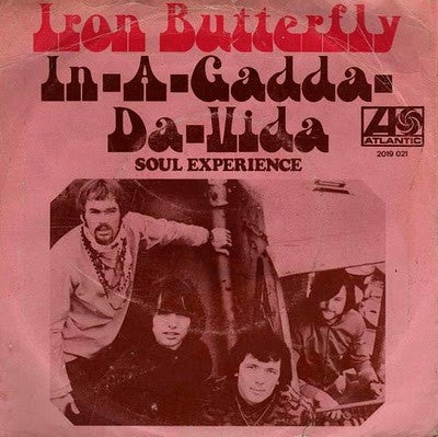 Iron Butterfly : In-A-Gadda-Da-Vida (7",Single,45 RPM)