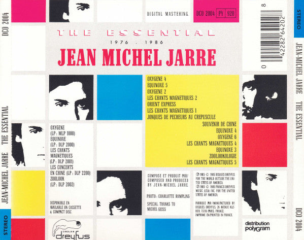 Jean-Michel Jarre : The Essential 1976-1986 (Compilation,Stereo)