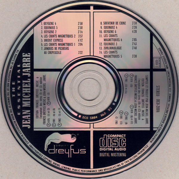 Jean-Michel Jarre : The Essential 1976-1986 (Compilation,Stereo)