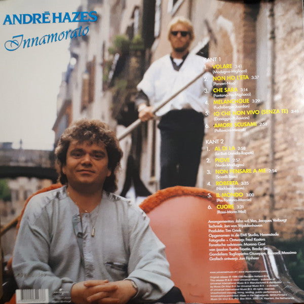 André Hazes : Innamorato (LP, Album, RE, Gre)
