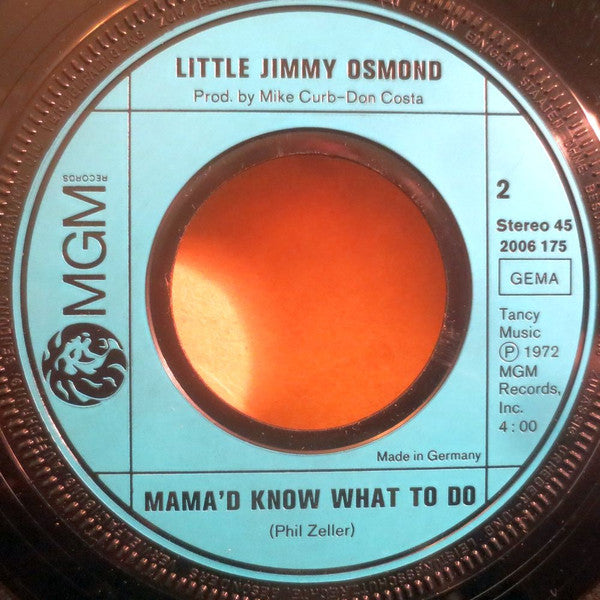 Little Jimmy Osmond : Tweedlee Dee (7",45 RPM,Single)