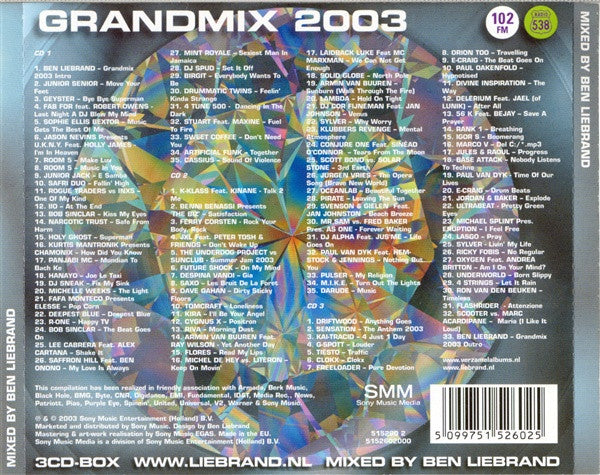Ben Liebrand : Grandmix 2003 (Mixed)
