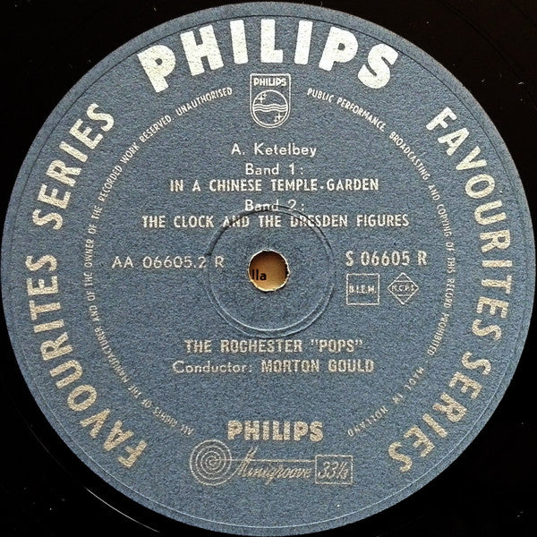 Albert W. Ketelbey - Morton Gould And Eastman-Rochester Orchestra : In A Monastery Garden / In A Persian Market / In A Chinese Temple-Garden / The Clock And The Dresden Figures (10",33 ⅓ RPM,Mono)