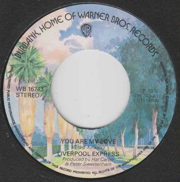 Liverpool Express : You Are My Love (7",Single,45 RPM)
