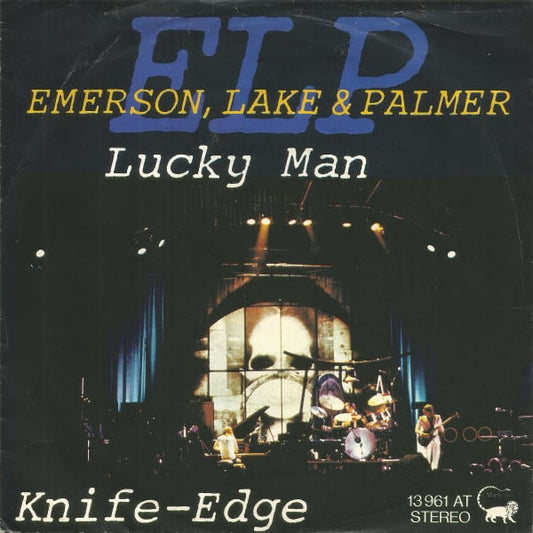 Emerson, Lake & Palmer : Lucky Man / Knife-Edge (7",45 RPM,Single,Reissue,Stereo)