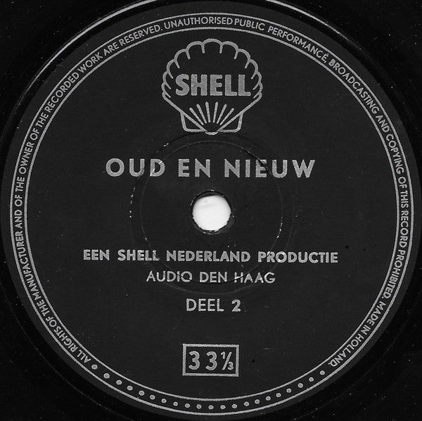 No Artist : Oud En Nieuw (7",Single,33 ⅓ RPM)